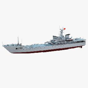Chinese Navy Type-072III Landing Ship 3D model